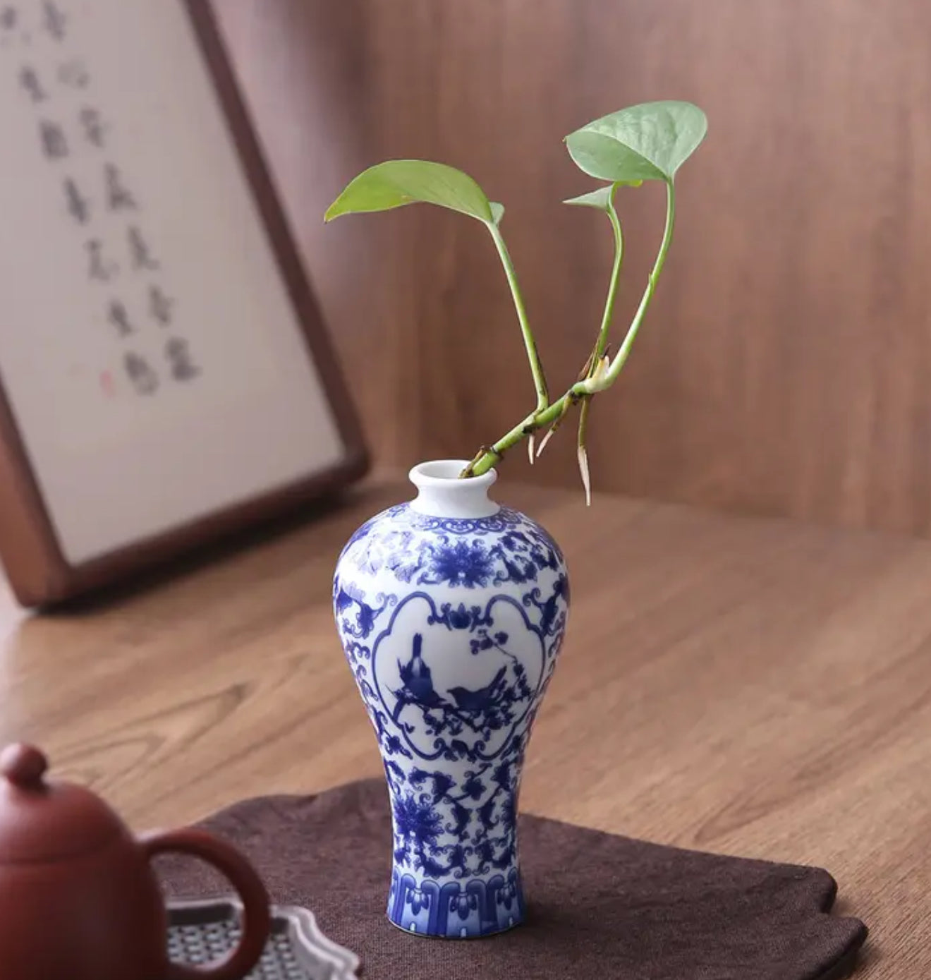 Classic Blue & White Ceramic Vases