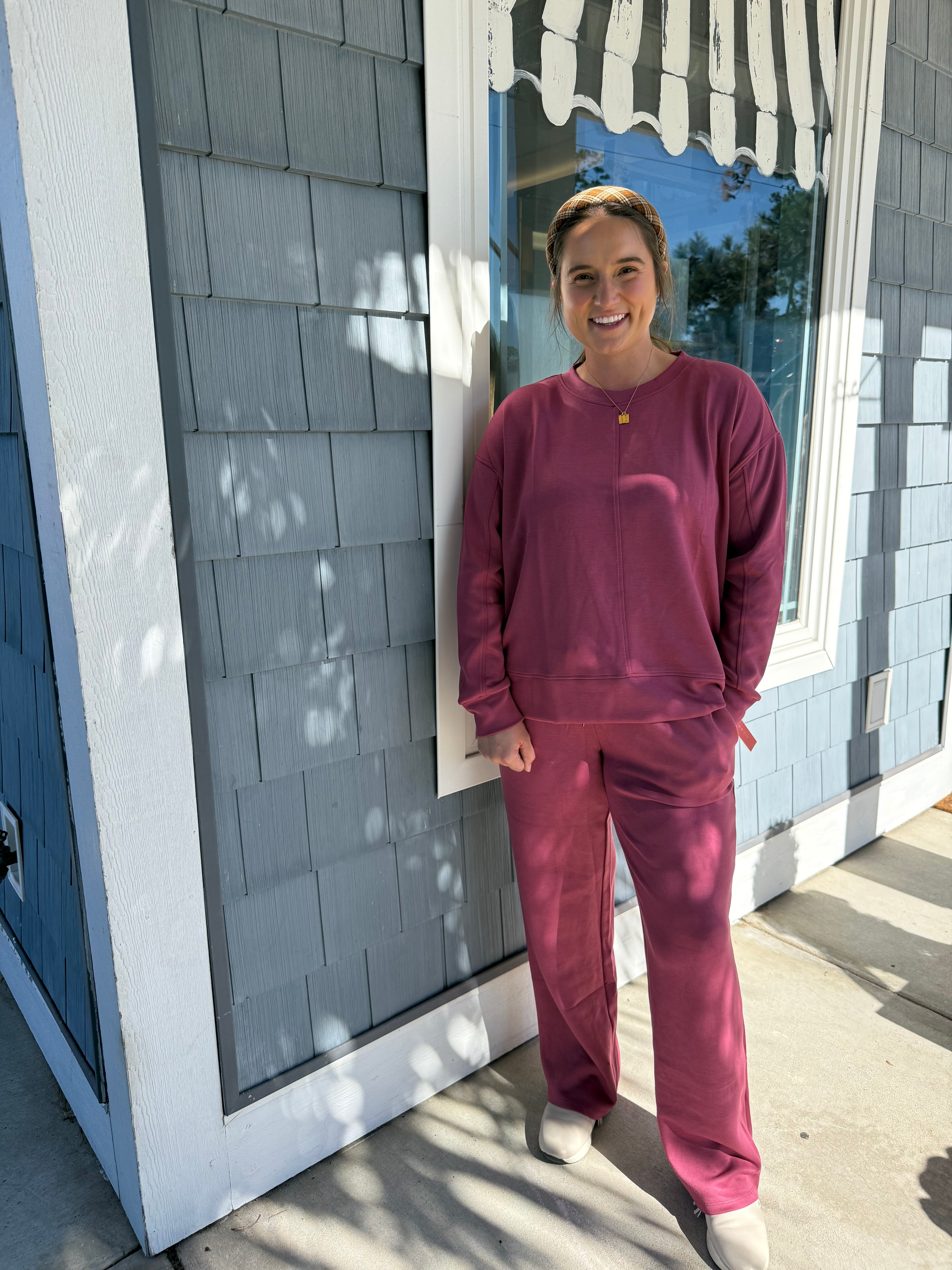 Rose Silky Soft Athletic Set