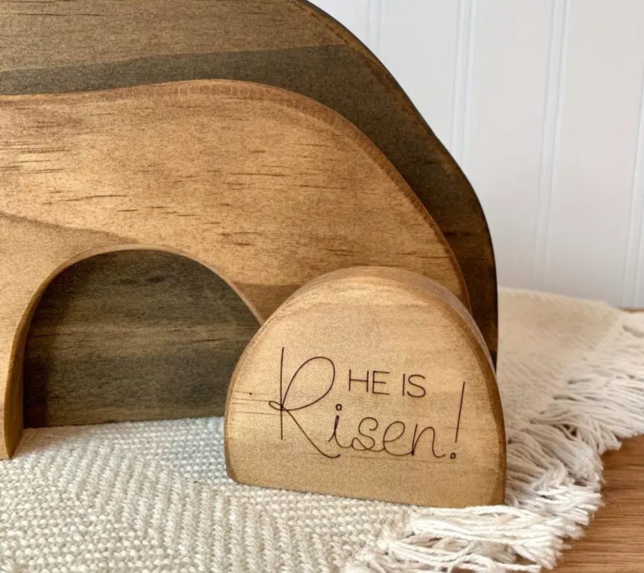 He is Risen Wooden Home Decor