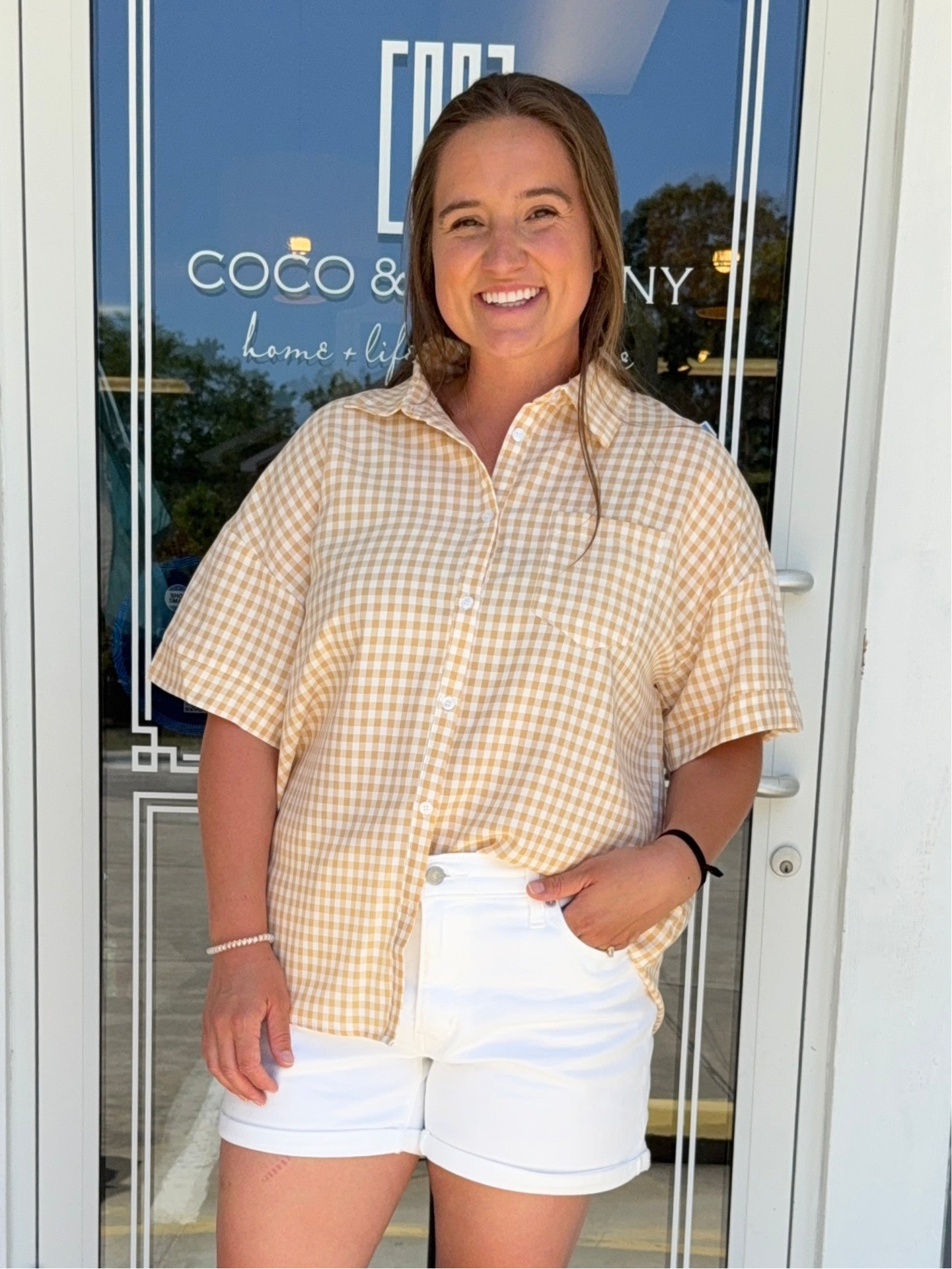Marigold Button Down Shirt