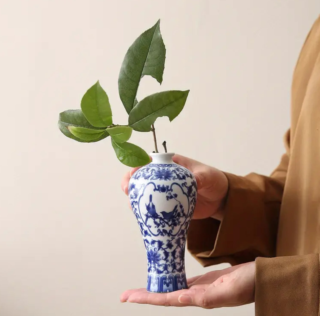 Classic Blue & White Ceramic Vases
