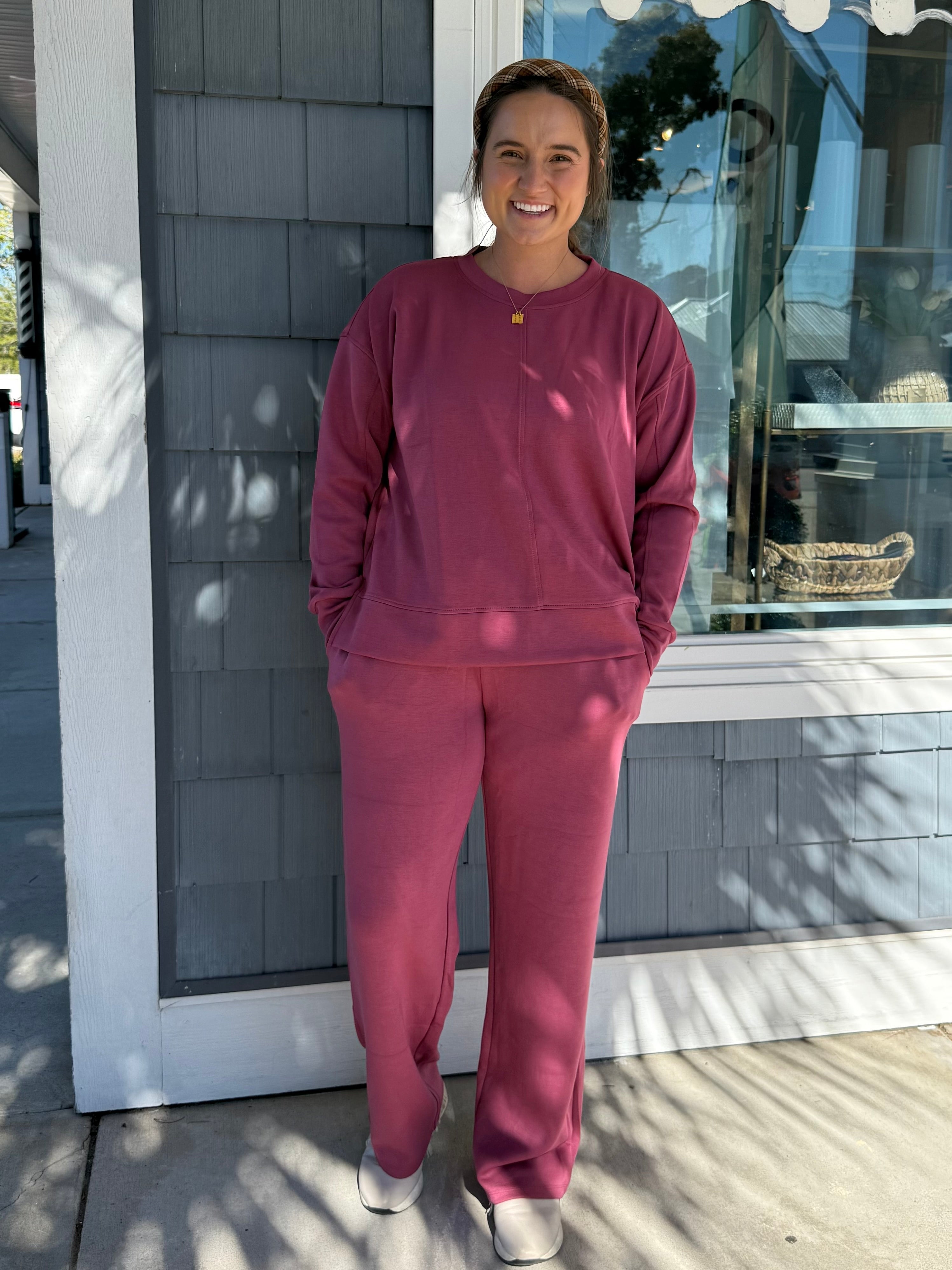 Rose Silky Soft Athletic Set