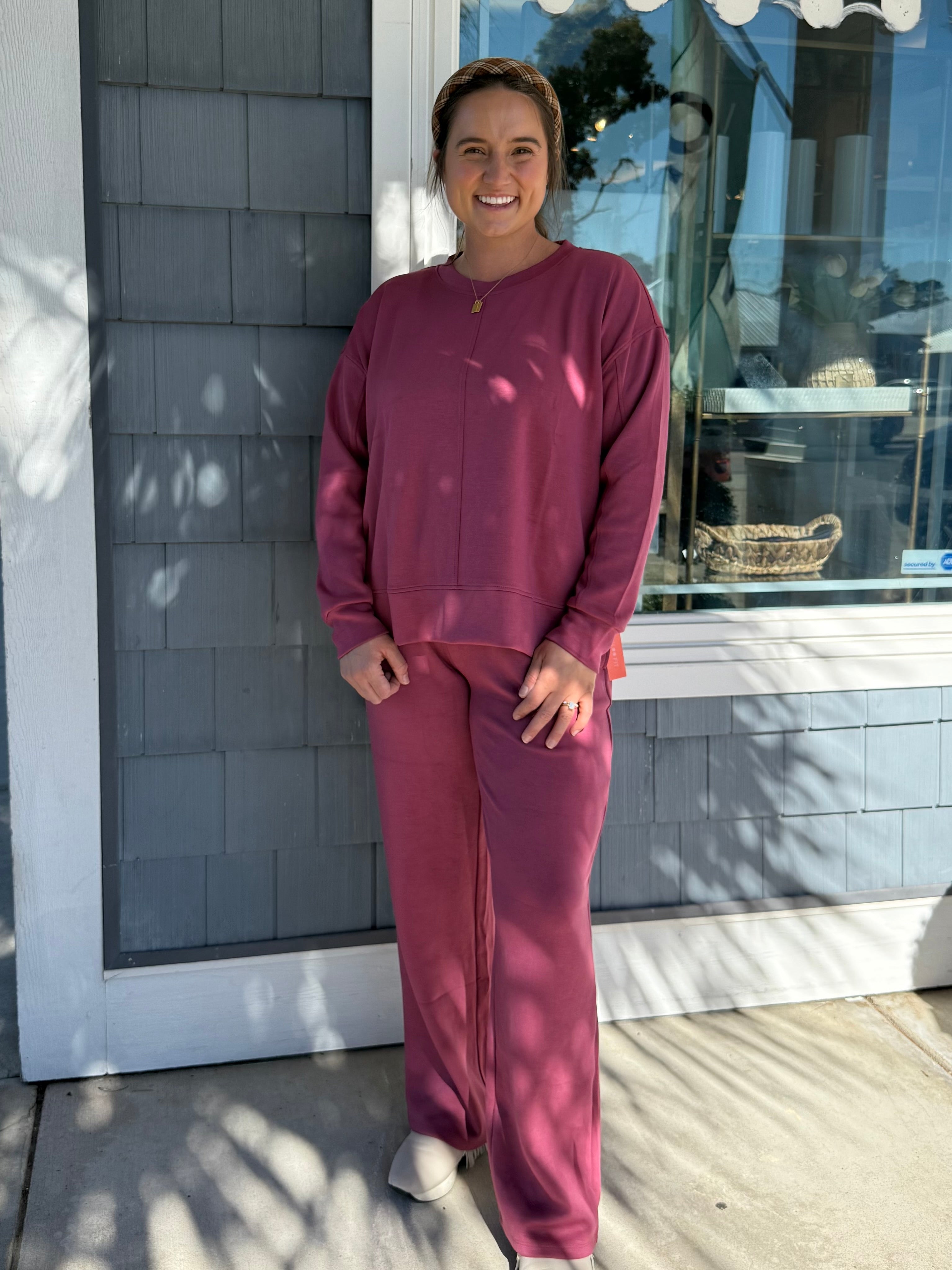 Rose Silky Soft Athletic Set