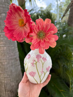 Pink Floral Vases