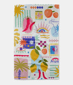Italian Picnic Tea Towel Geometry