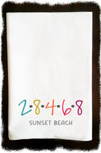 Zip Code Tea Towel SB