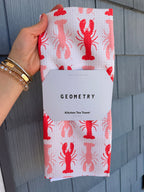 Lobster Stripe Tea Towel
