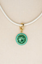 Luna Pendant Necklace Turquoise & Yellow - Smith & Co.