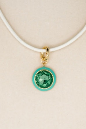 Luna Pendant Necklace Turquoise & Yellow - Smith & Co.