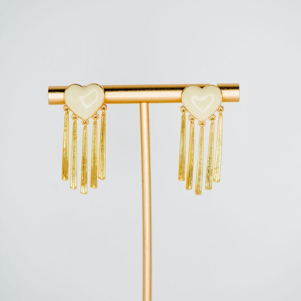 Lagoon Tassel Earrings - Coconut - Smith & Co.