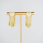 Lagoon Tassel Earrings - Coconut - Smith & Co.