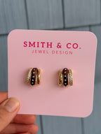Wooden Triple Hoop Earring - Smith & Co.