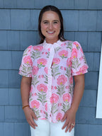 Sweet Bloom Puff Blouse