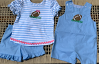 Tiny Touchdown Girls Short Set, Bailey Boys