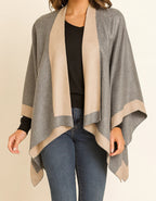 Grey & Tan Wrap