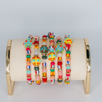 BEADED BEACH BUNDLE - (SET OF 6) Bracelets & Hairties