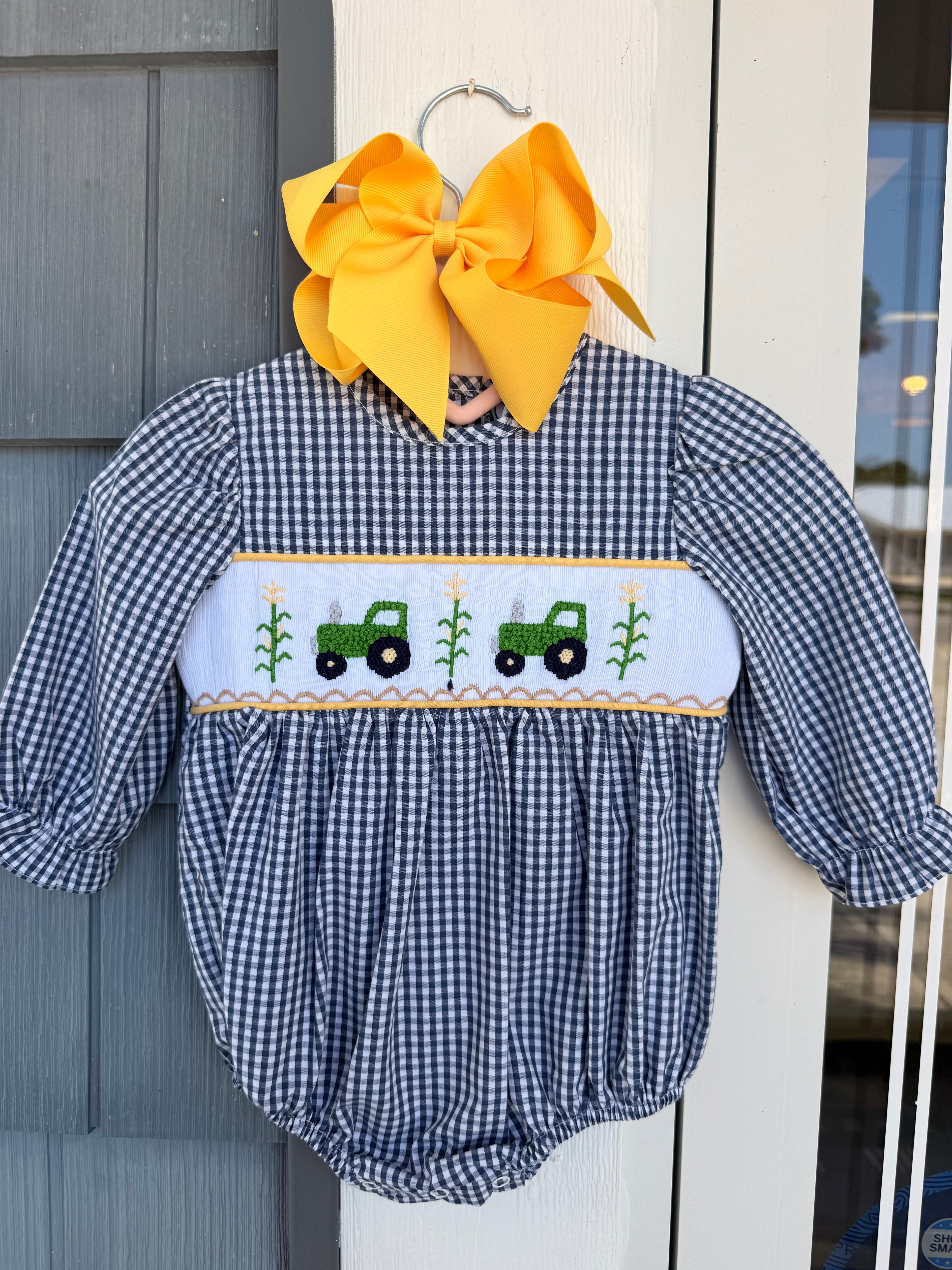 Corn Picking L/S Girl Bubble, Three Sisters