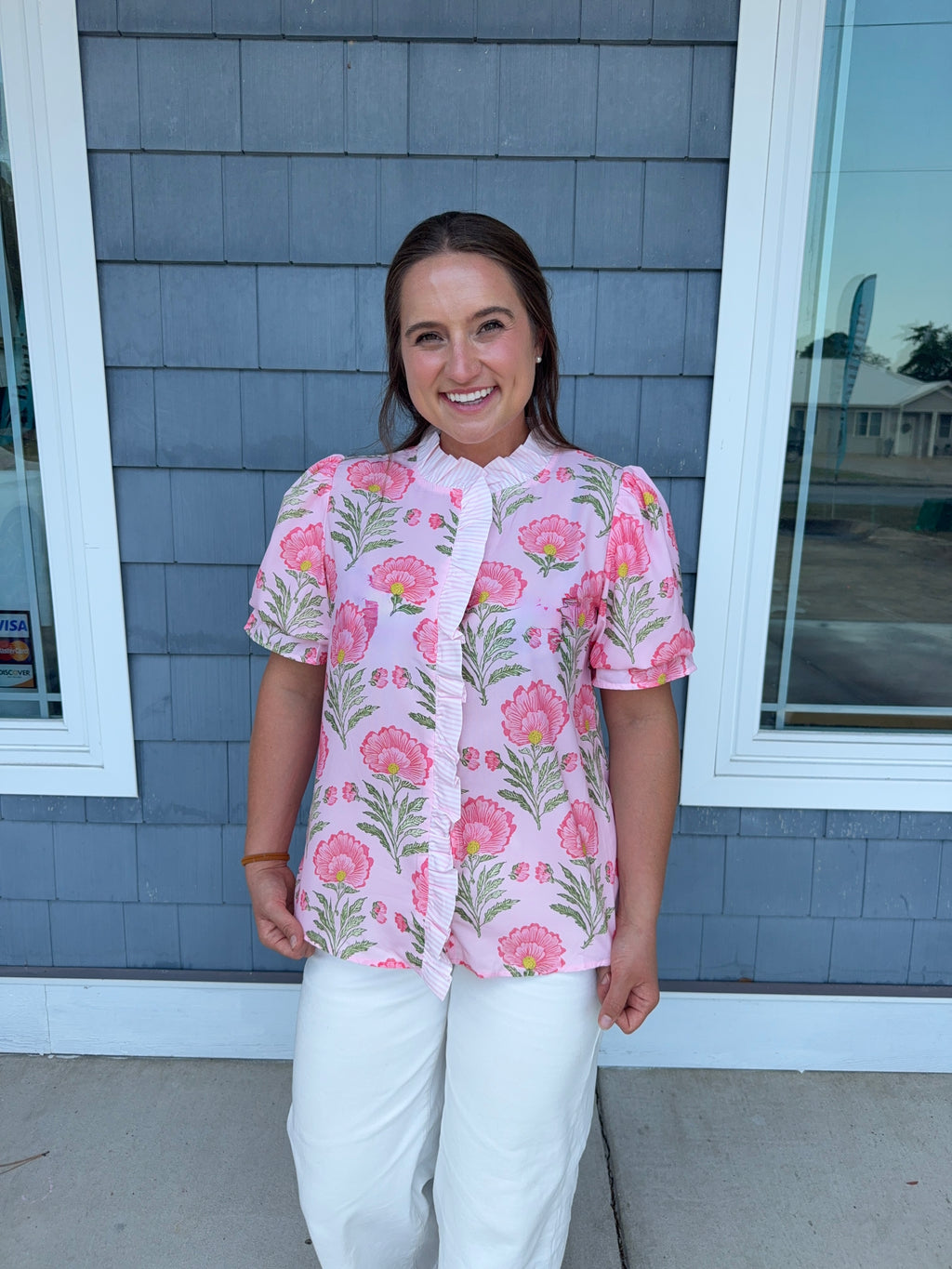 Sweet Bloom Puff Blouse