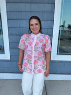 Sweet Bloom Puff Blouse