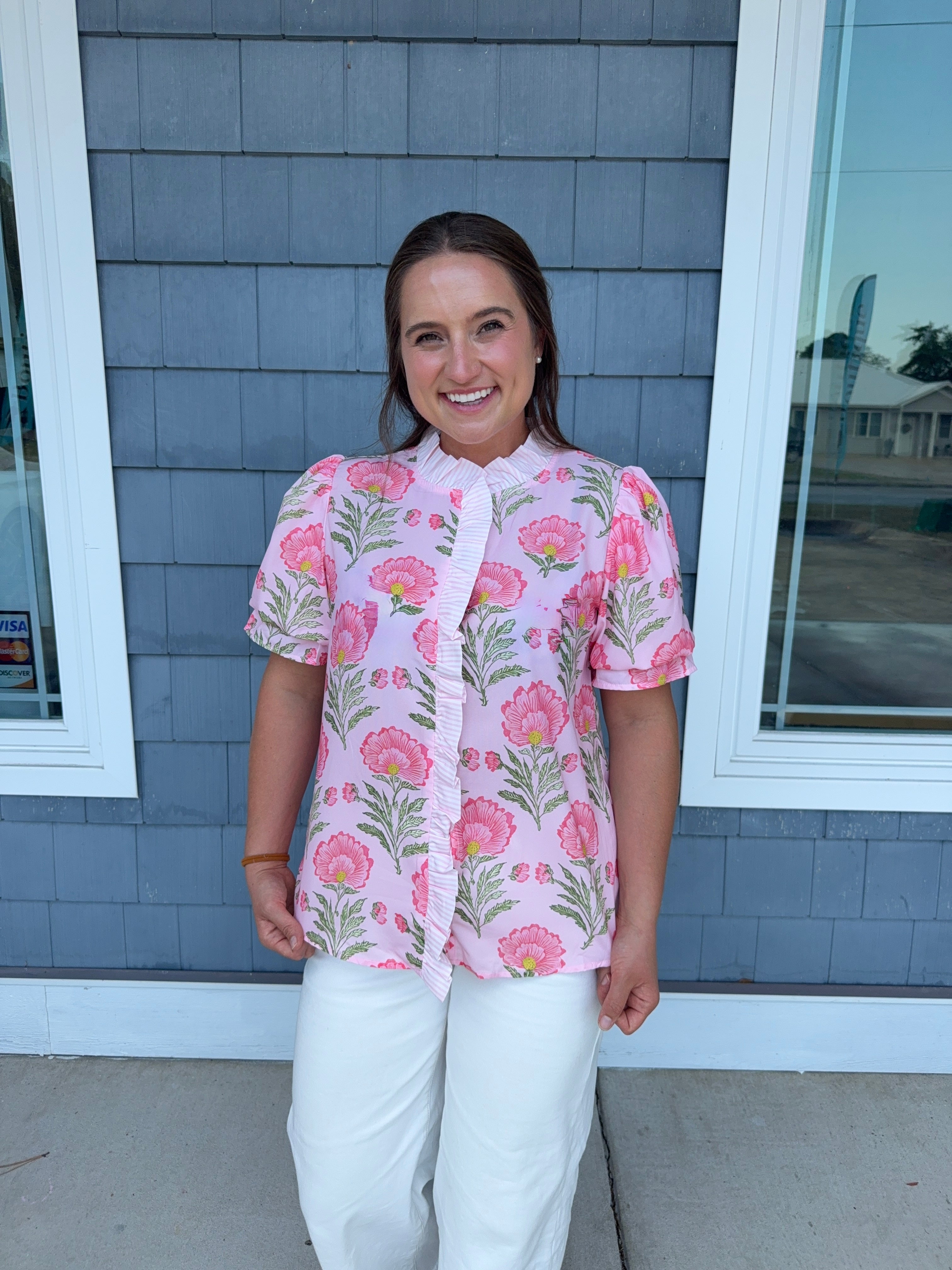 Sweet Bloom Puff Blouse