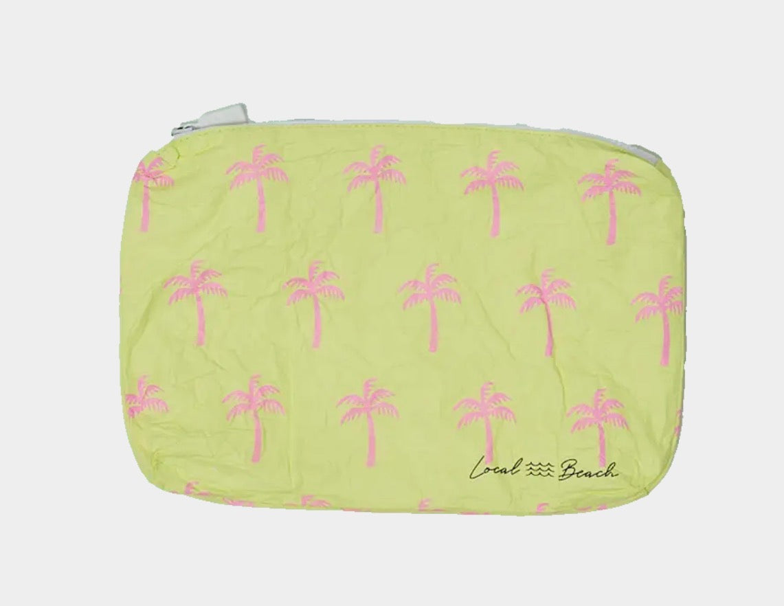 Yellow Neon Palms Water Resistant
Tyvek Printed Pouch
