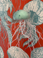 Green Felt Jellyfish Ornament