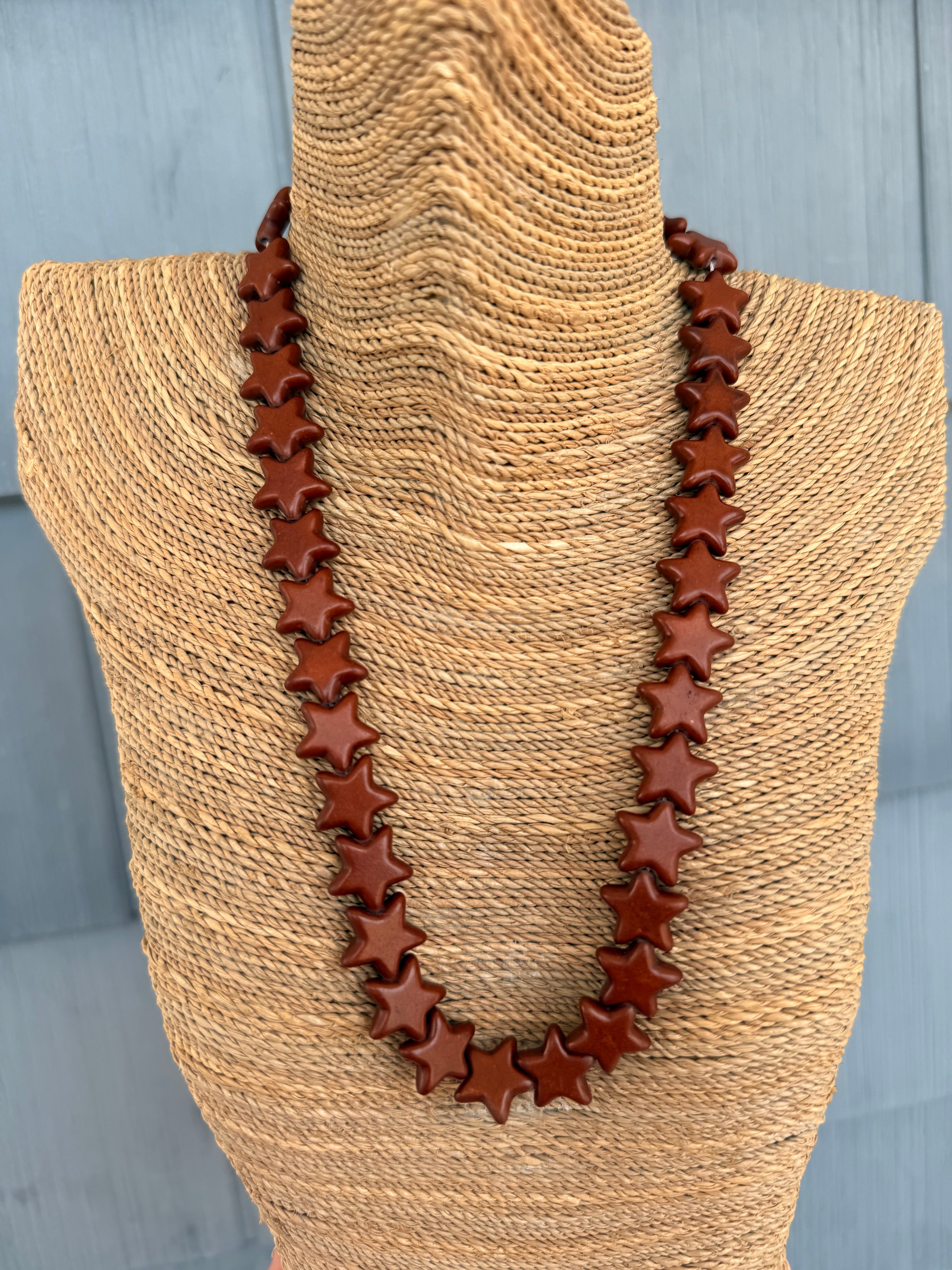 Sea Star Necklace SMALL - Brown - Smith & Co.