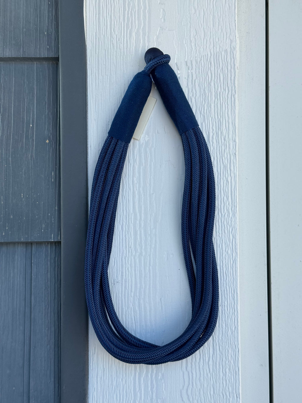 Navy Rope Necklace