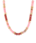 Pink & Gold Beaded Necklace