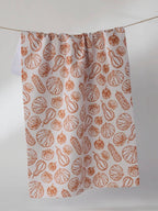 Harvest Sketch Tea Towel Geometry