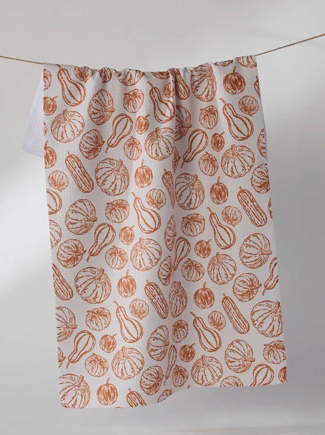 Harvest Sketch Tea Towel Geometry