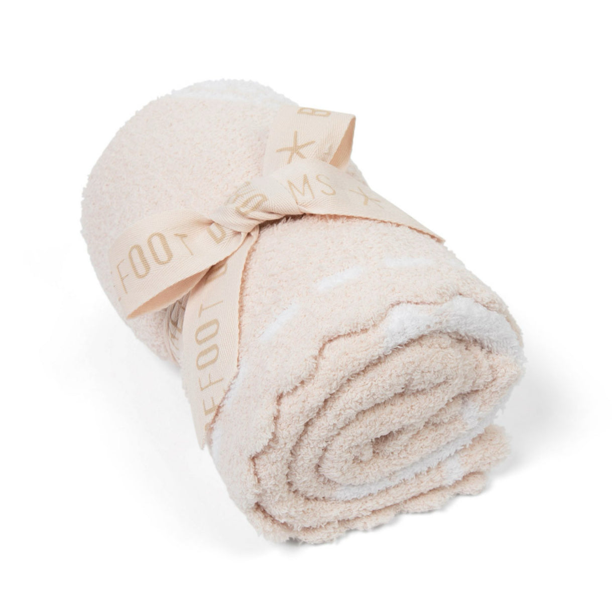 Barefoot Dreams Scalloped Receiving Blanket: Pink Tutu