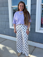Black & White Polka Dot Pants