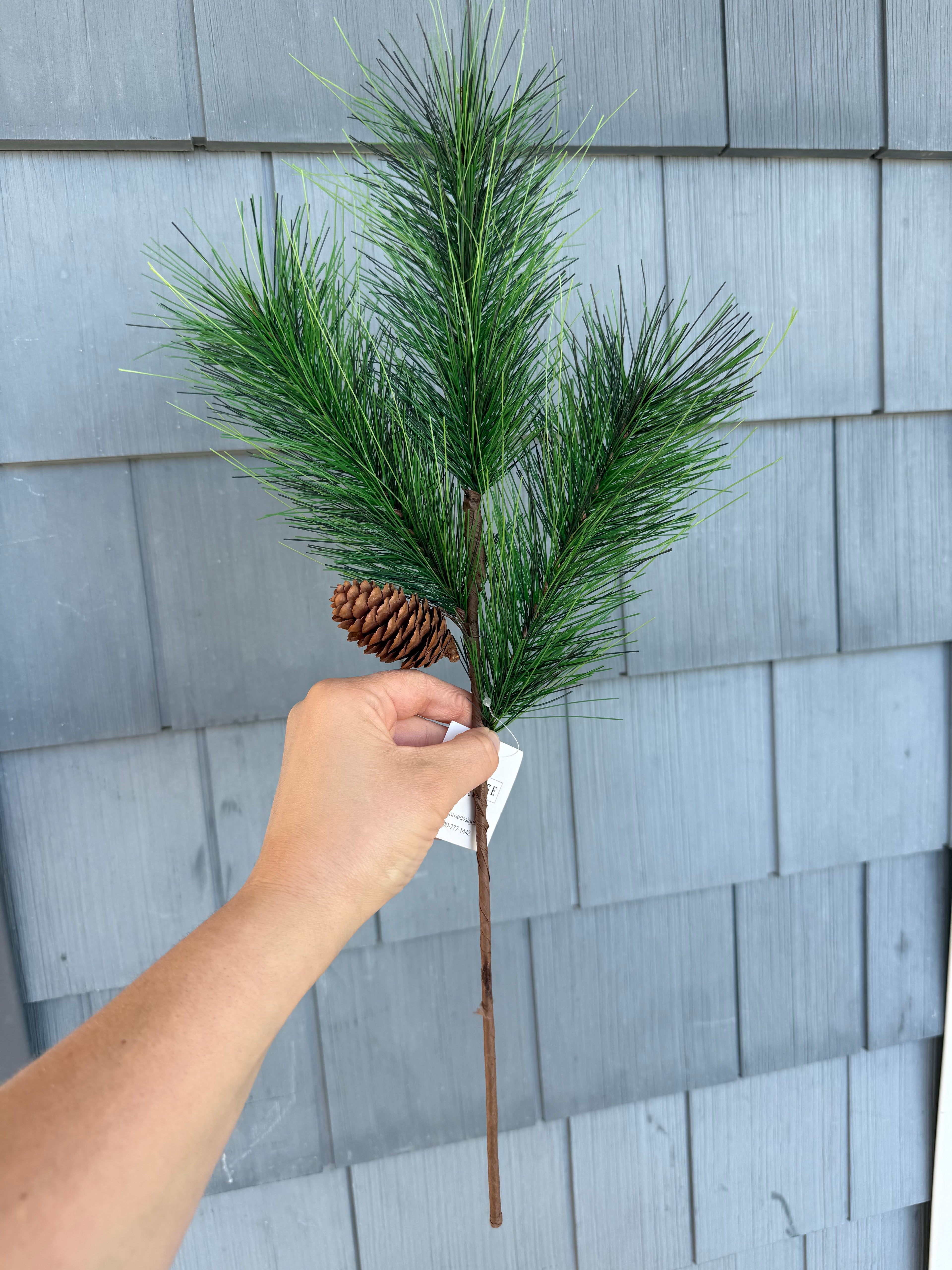 Pine Spray W/pinecone