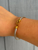 DY Dupe Gold Clip Bangle