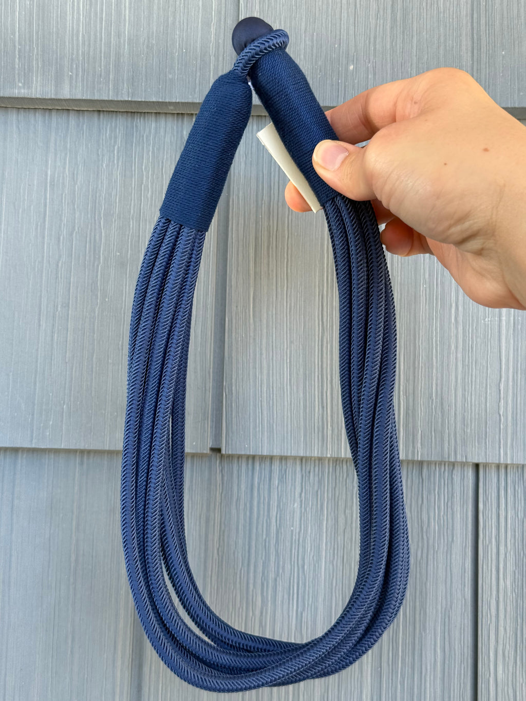 Navy Rope Necklace