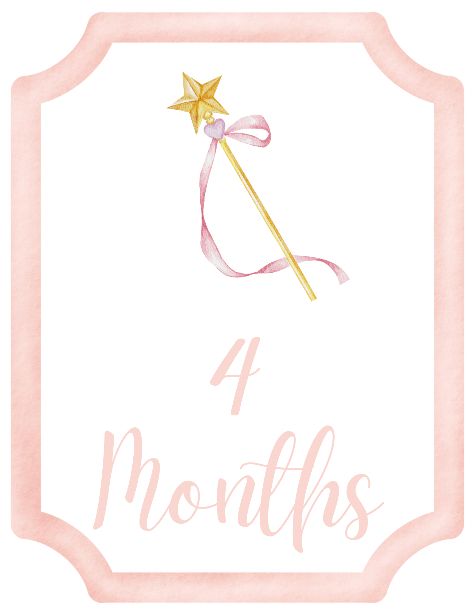 Princess Milestone Cards