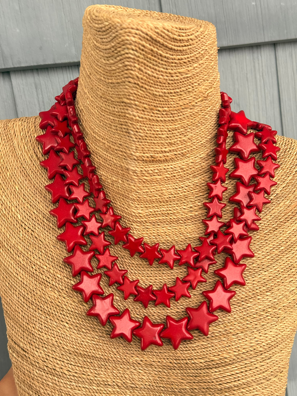 Sea Star Necklace SMALL - Garnet- Smith & Co.