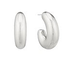 Silver Hoops