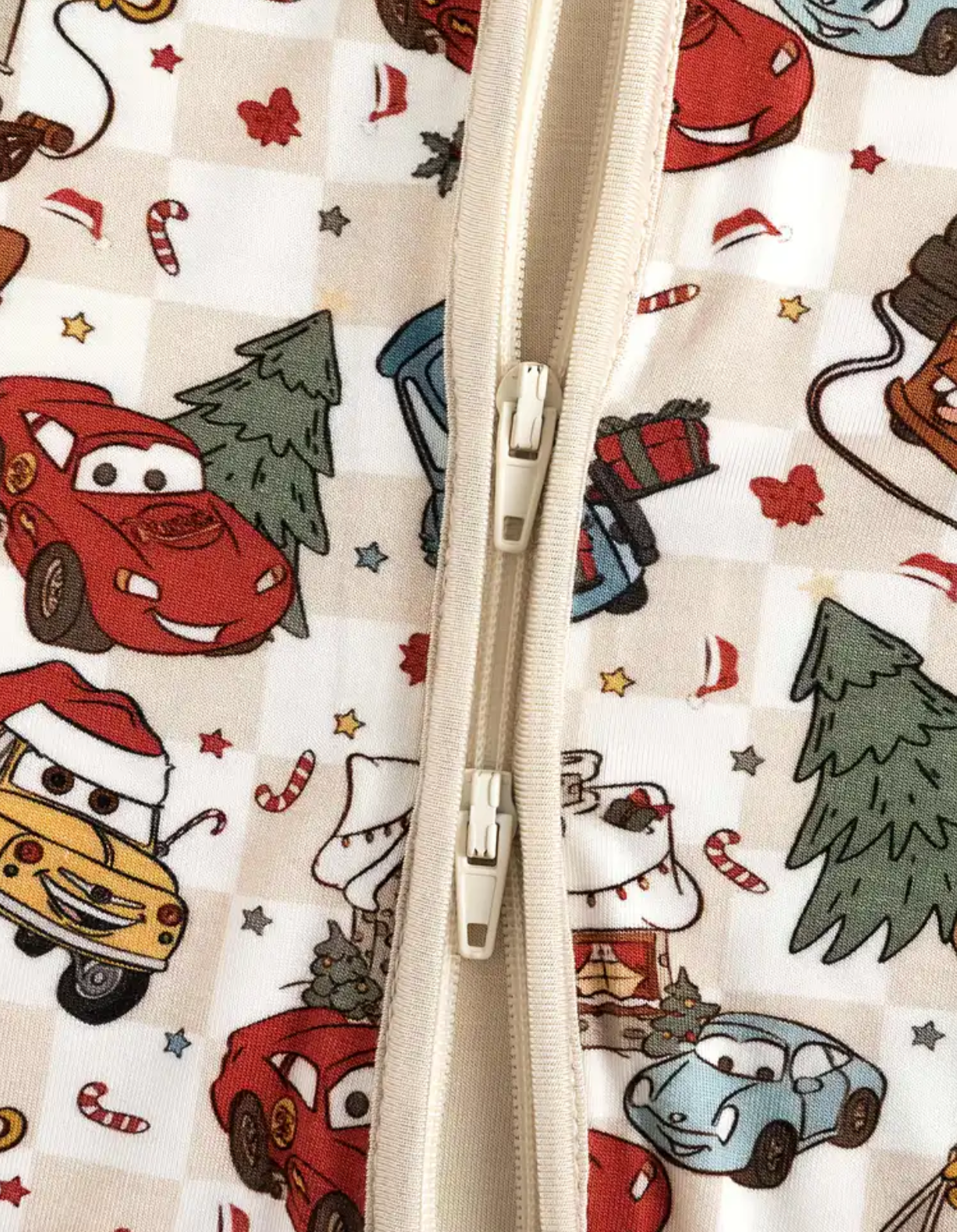 Lightning McQueen Christmas Tree Onesie