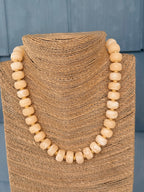 Cream Beaded Necklace