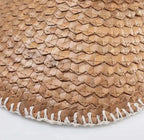 Playa Crochet Straw Visor Cocoa