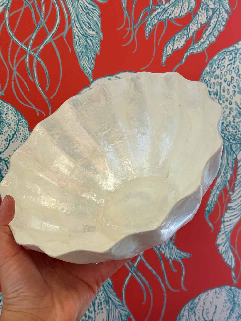 Natural Capiz Shell Bowl