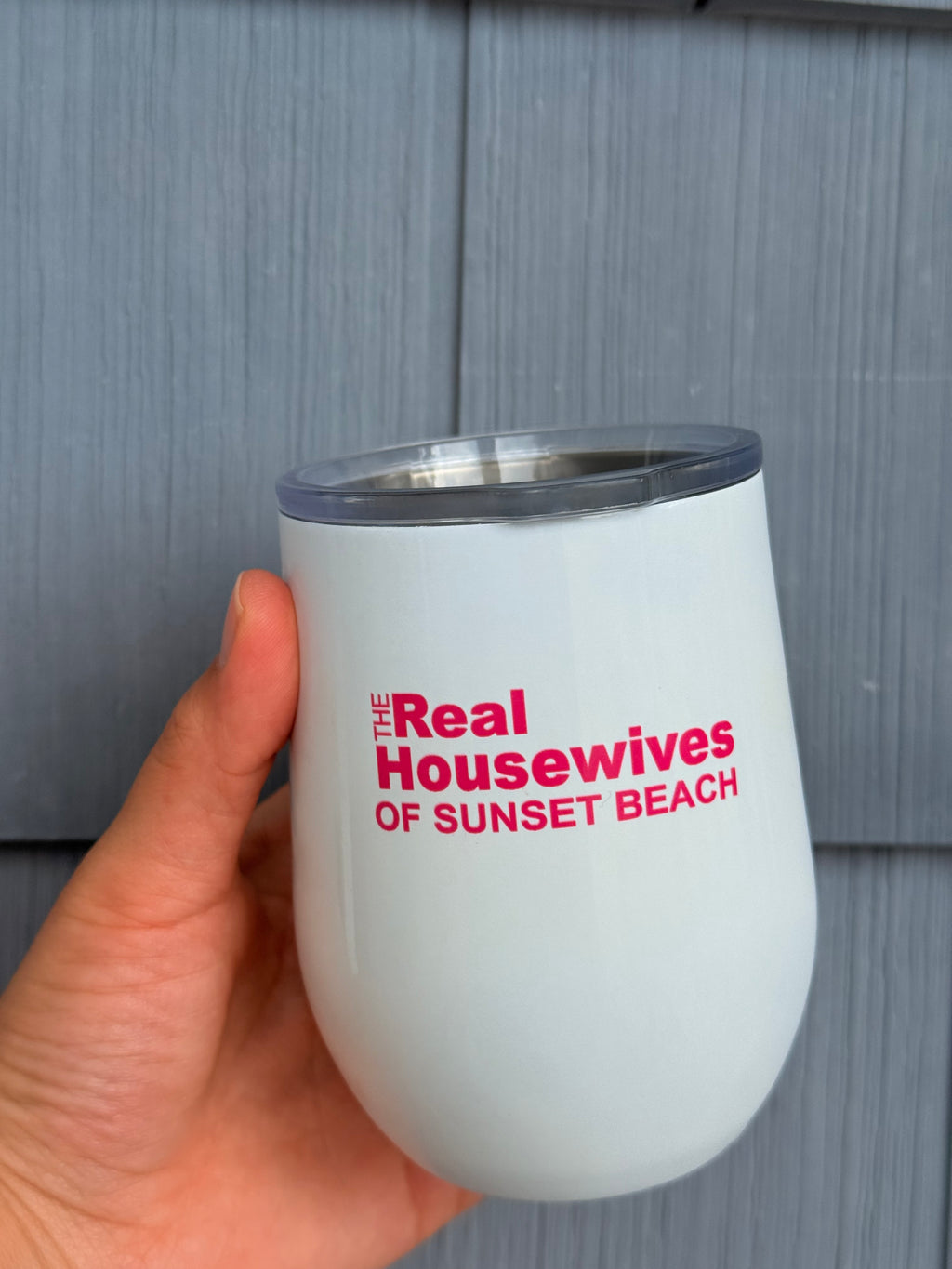The Real Housewives of Sunset Beach 12oz. Wine Cup