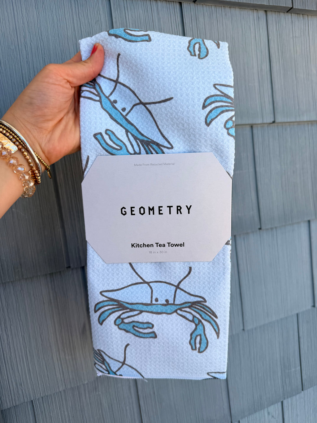 Coastal Crew Tea Towel Geometry