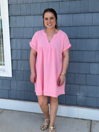 Pink Cotton Dress