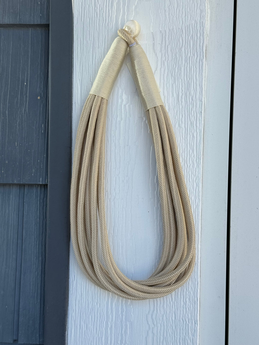 Beige Rope Necklace
