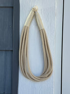 Beige Rope Necklace