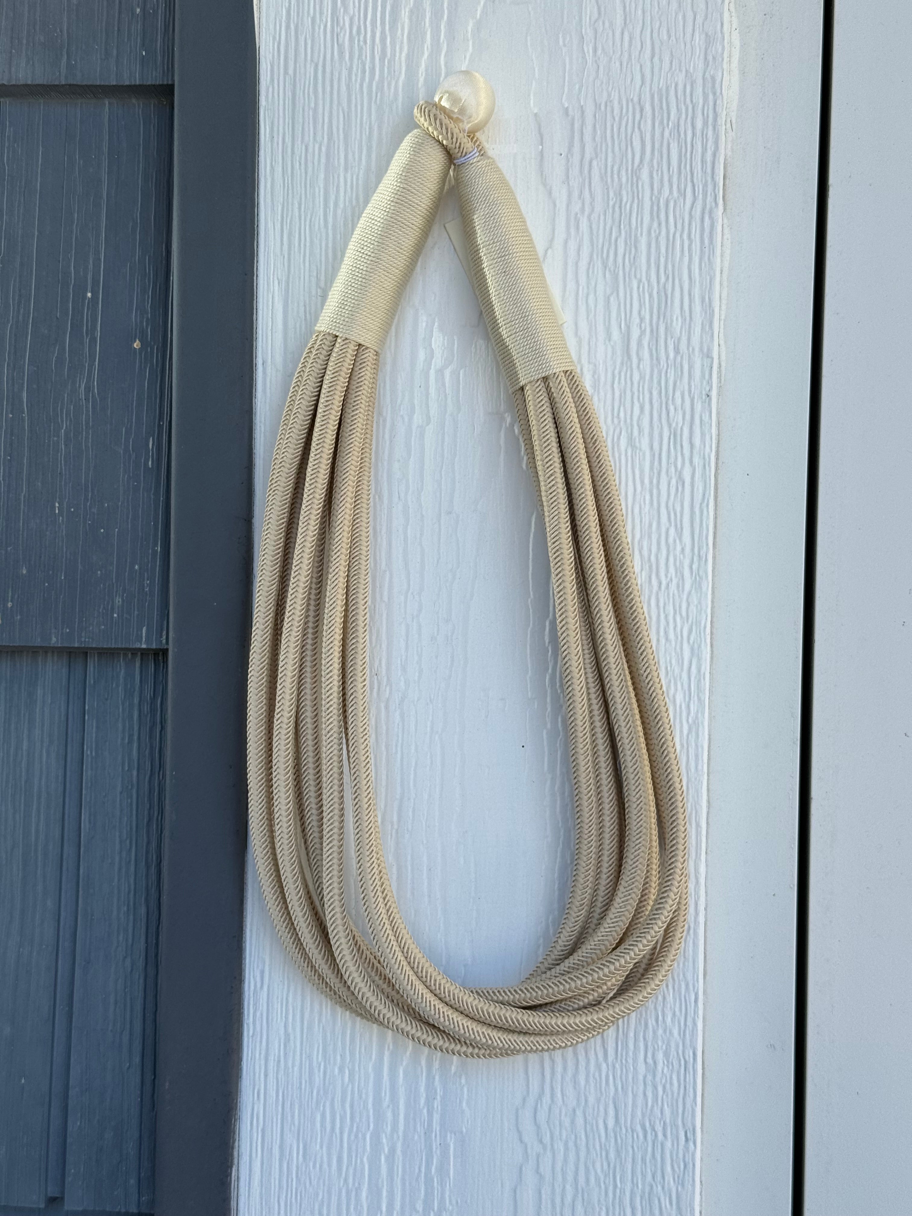 Beige Rope Necklace