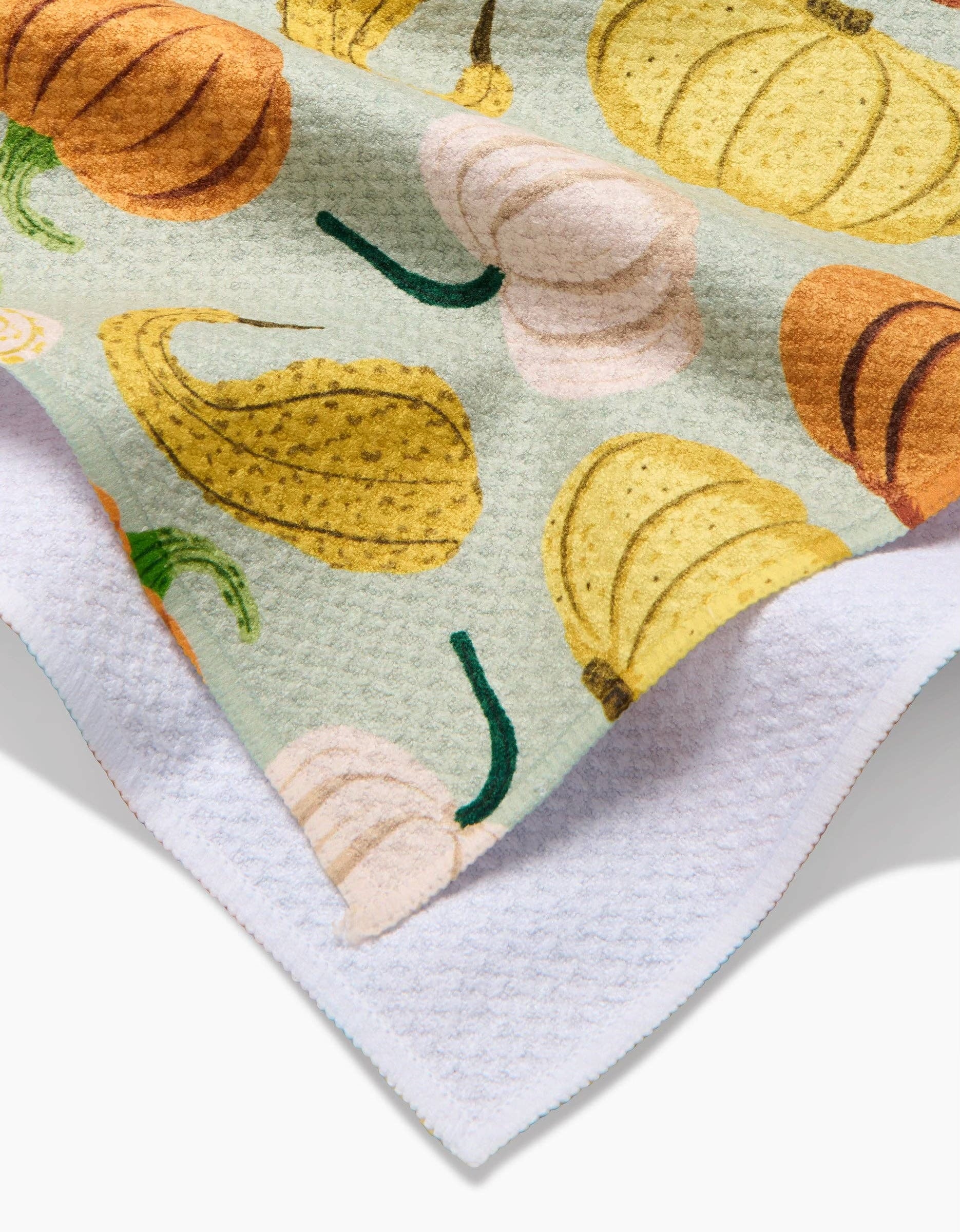 Pumpkins & Gourds Tea Towel Geometry